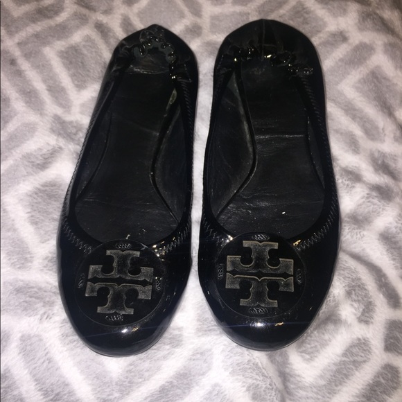 Tory Burch black flats - Picture 1 of 3